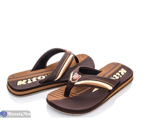 Шлепки дитячі на літо (12 пар р.36-39) коричневий  "Kalabok"