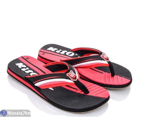 Шлепки дитячі на літо (12 пар р.36-39) червоний  "Kalabok"