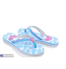 Шлепки жіночі на літо (12 пар р.36-39) блакитний  "Kalabok"