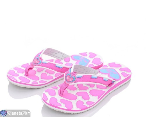 Шлепки жіночі на літо (12 пар р.36-39) рожевий  "Kalabok"