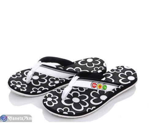 Шлепки жіночі на літо (12 пар р.36-39) білий  "Kalabok"