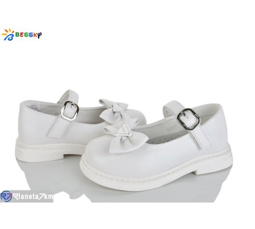 Дитячі туфлі на весну/осінь (8 пар р.28-33) білий  "Bessky-Kellaifeng"