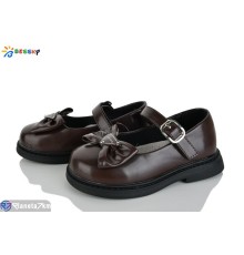 Дитячі туфлі на весну/осінь (8 пар р.28-33) коричневий  "Bessky-Kellaifeng"