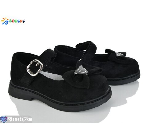 Дитячі туфлі на весну/осінь (8 пар р.28-33) чорний  "Bessky-Kellaifeng"