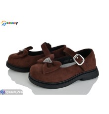 Дитячі туфлі на весну/осінь (8 пар р.28-33) коричневий  "Bessky-Kellaifeng"