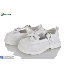 Дитячі туфлі на весну/осінь (8 пар р.22-27) білий  "Bessky-Kellaifeng"