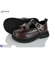 Дитячі туфлі на весну/осінь (8 пар р.22-27) коричневий  "Bessky-Kellaifeng"