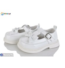 Дитячі туфлі на весну/осінь (8 пар р.22-27) білий  "Bessky-Kellaifeng"