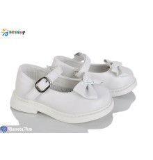 Дитячі туфлі на весну/осінь (8 пар р.22-27) білий  "Bessky-Kellaifeng"