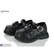 Дитячі туфлі на весну/осінь (8 пар р.22-27) чорний  "Bessky-Kellaifeng"