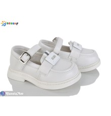 Дитячі туфлі на весну/осінь (8 пар р.22-27) білий  "Bessky-Kellaifeng"