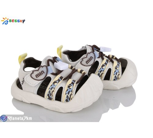 Сандалі дитячі на весну/осінь (8 пар р.18-22) бежевий  "Bessky-Kellaifeng"