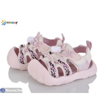 Дитячі босоніжки на весну/осінь (8 пар р.18-22) рожевий  "Bessky-Kellaifeng"