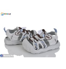Сандалі дитячі на весну/осінь (8 пар р.18-22) сірий  "Bessky-Kellaifeng"