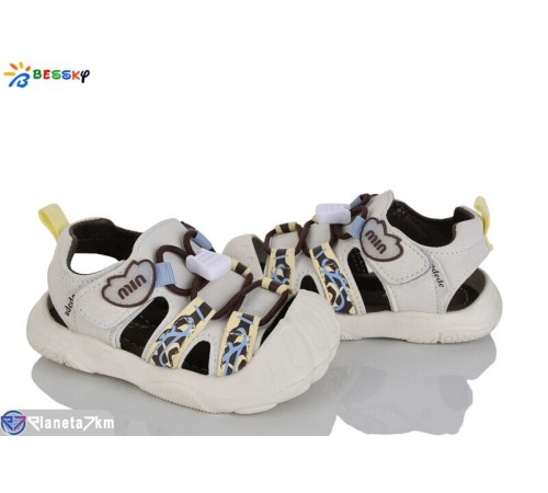 Сандалі дитячі на весну/осінь (8 пар р.23-27) бежевий  "Bessky-Kellaifeng"