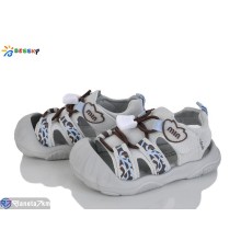 Сандалі дитячі на весну/осінь (8 пар р.23-27) сірий  "Bessky-Kellaifeng"