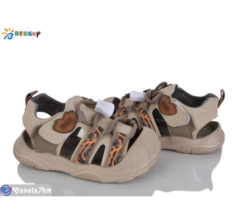 Сандалі дитячі на весну/осінь (8 пар р.23-27) бежевий  "Bessky-Kellaifeng"