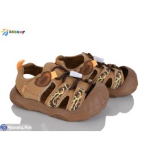 Сандалі дитячі на весну/осінь (8 пар р.23-27) коричневий  "Bessky-Kellaifeng"