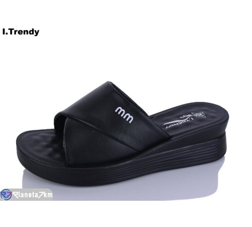 Шлепки жіночі на літо (8 пар р.36-41) чорний  "Trendy"