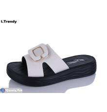 Шлепки жіночі на літо (8 пар р.36-41) бежевий  "Trendy"