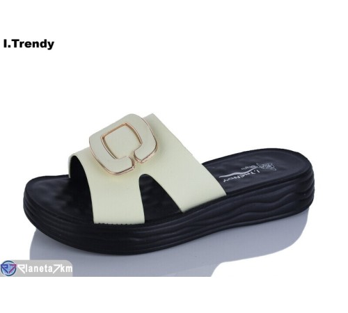 Шлепки жіночі на літо (8 пар р.36-41) жовтий  "Trendy"