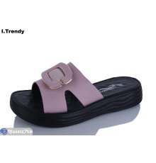 Шлепки жіночі на літо (8 пар р.36-41) рожевий  "Trendy"