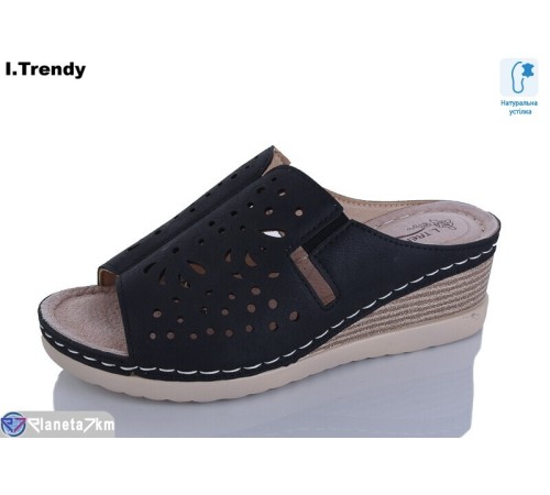 Шлепки жіночі на літо (8 пар р.37-42) чорний  "Trendy"