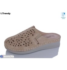 Шлепки жіночі на літо (8 пар р.37-42) коричневий  "Trendy"