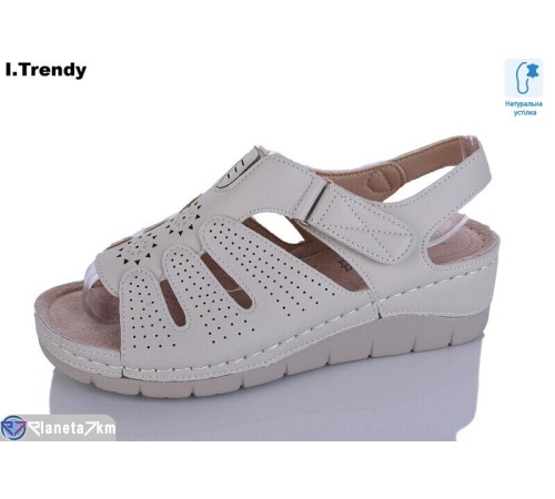 Босоніжки жіночі на літо (8 пар р.37-42) бежевий  "Trendy"