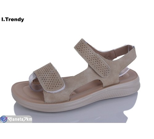 Босоніжки жіночі на літо (8 пар р.36-41) бежевий  "Trendy"