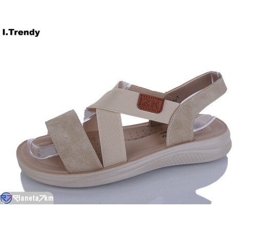 Босоніжки жіночі на літо (8 пар р.36-41) бежевий  "Trendy"