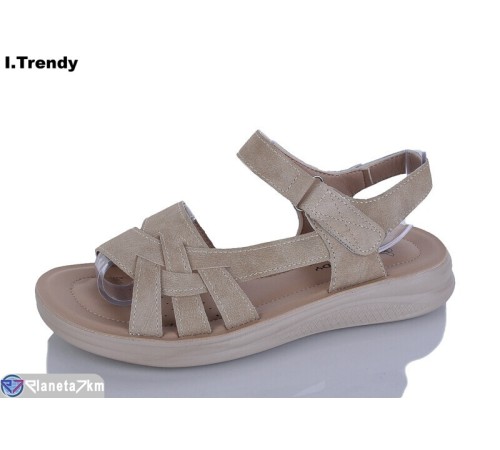 Босоніжки жіночі на літо (8 пар р.36-41) бежевий  "Trendy"