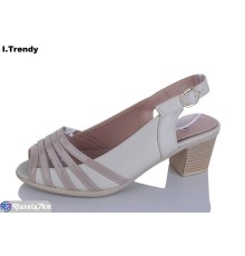 Босоніжки жіночі на літо (8 пар р.36-41) бежевий  "Trendy"