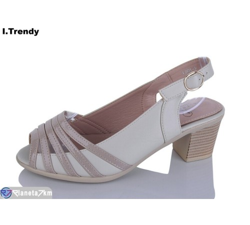 Босоніжки жіночі на літо (8 пар р.36-41) бежевий  "Trendy"