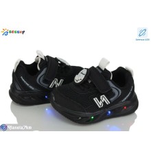 Дитячі кросівки на весну/осінь (8 пар р.19-24) чорний  "Bessky-Kellaifeng"