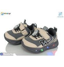 Дитячі кросівки на весну/осінь (8 пар р.19-24) сірий  "Bessky-Kellaifeng"