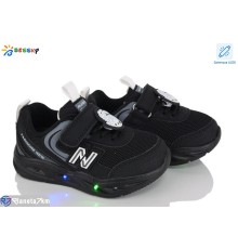 Дитячі кросівки на весну/осінь (8 пар р.23-28) чорний  "Bessky-Kellaifeng"