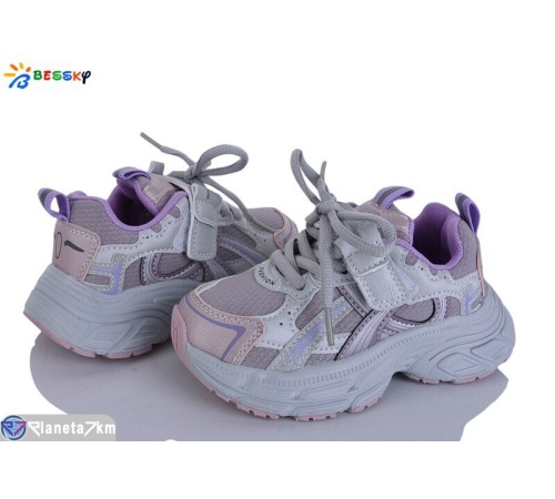 Дитячі кросівки на весну/осінь (8 пар р.26-31) фіолетовий  "Bessky-Kellaifeng"