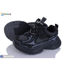 Дитячі кросівки на весну/осінь (8 пар р.26-31) чорний  "Bessky-Kellaifeng"
