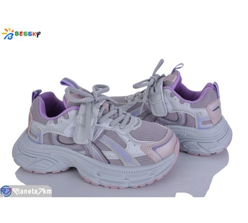 Дитячі кросівки на весну/осінь (8 пар р.32-37) фіолетовий  "Bessky-Kellaifeng"