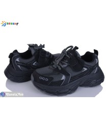 Дитячі кросівки на весну/осінь (8 пар р.32-37) чорний  "Bessky-Kellaifeng"