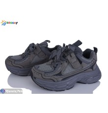 Дитячі кросівки на весну/осінь (8 пар р.32-37) сірий  "Bessky-Kellaifeng"