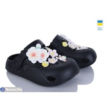 Кроки дитячі на літо (8 пар р.31-36) чорний  "LEO"