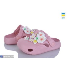 Кроки дитячі на літо (8 пар р.31-36) рожевий  "LEO"