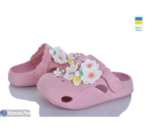 Кроки дитячі на літо (8 пар р.31-36) рожевий  "LEO"