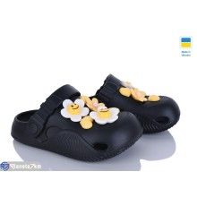 Кроки дитячі на літо (8 пар р.31-36) чорний  "LEO"