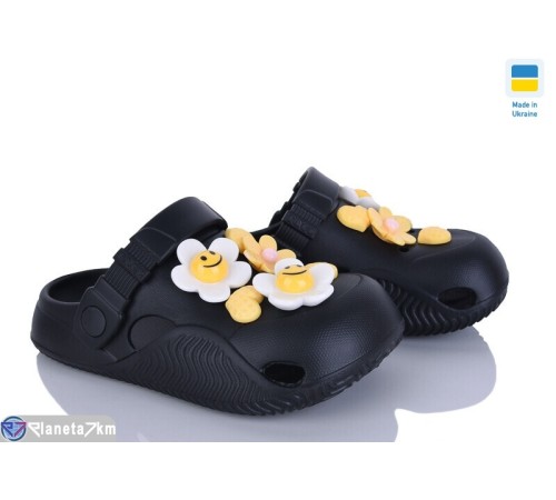 Кроки дитячі на літо (8 пар р.31-36) чорний  "LEO"
