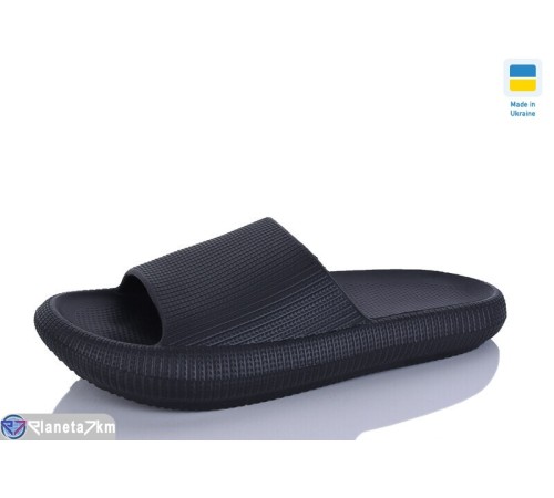 Шлепки жіночі на літо (6 пар р.36-41) чорний  "LINKA"