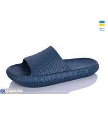 Шлепки жіночі на літо (6 пар р.36-41) синій  "LINKA"