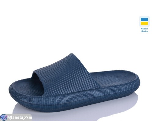 Шлепки жіночі на літо (6 пар р.36-41) синій  "LINKA"